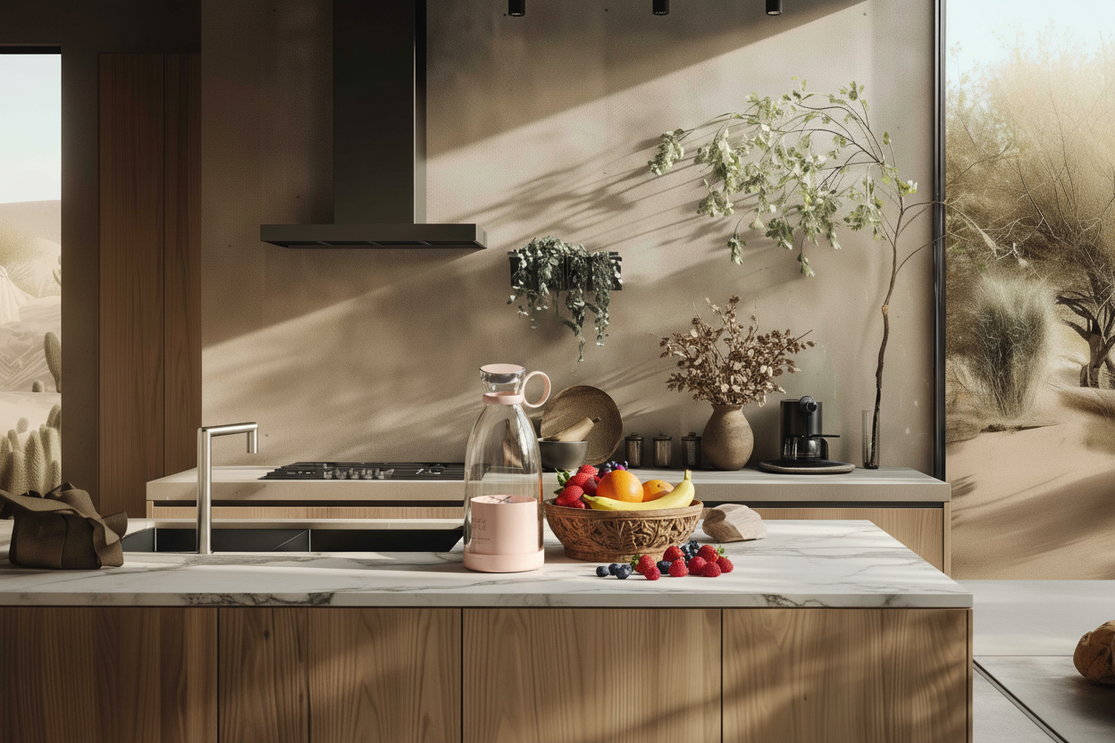 BlendGo in Kitchen - Corrected Cap Angle